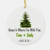 Weihnachtsbaum erstes keramikornament (Vorne)