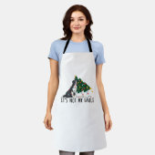 Weihnachtsbaum Es ist nicht mein Fault Border Coll Schürze (Getragen)