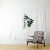 Weihnachtsbaum Es ist nicht mein Fault Border Coll Wandteppich (Beispiel (Horizontal))