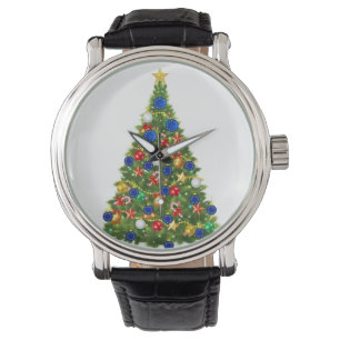 Weihnachtsbaum - Europäische Gewerkschaft   EU Eur Armbanduhr