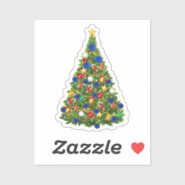 Weihnachtsbaum - Europäische Gewerkschaft | EU Eur Aufkleber