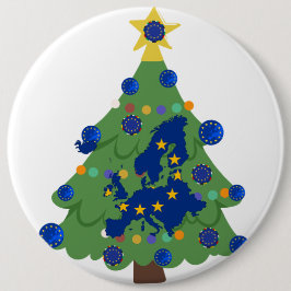 Weihnachtsbaum - Europäische Gewerkschaft | EU Eur Button