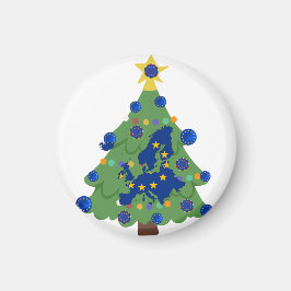 Weihnachtsbaum - Europäische Gewerkschaft | EU Eur Magnet