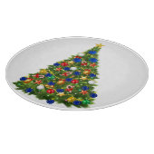 Weihnachtsbaum - Europäische Gewerkschaft | EU Eur Schneidebrett (Ecke)