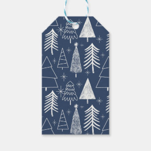 Weihnachtsbaum - Evergreen Tree - Pine Tree Blue Geschenkanhänger