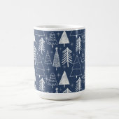 Weihnachtsbaum - Evergreen Tree - Pine Tree Blue Kaffeetasse (Mittel)