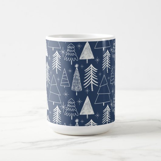 Weihnachtsbaum - Evergreen Tree - Pine Tree Blue Kaffeetasse (Mittel)
