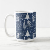 Weihnachtsbaum - Evergreen Tree - Pine Tree Blue Kaffeetasse (Links)
