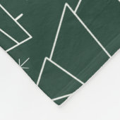 Weihnachtsbaum - Evergreen Tree - Pine Tree Green Fleecedecke (Ecke)