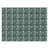 Weihnachtsbaum - Evergreen Tree - Pine Tree Green Tischdecke (Vorderseite (Horizontal))