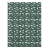 Weihnachtsbaum - Evergreen Tree - Pine Tree Green Tischdecke (Vorderseite)