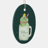 Weihnachtsbaum Extreme Milkshake Keramik O Ornament (Rechts)