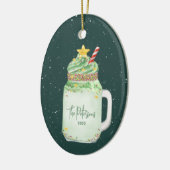Weihnachtsbaum Extreme Milkshake Keramik O Ornament (Links)