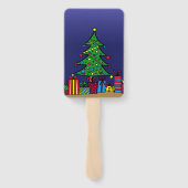 Weihnachtsbaum Fächer (Rückseite)