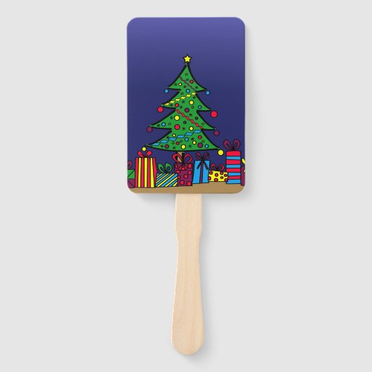 Weihnachtsbaum Fächer (Vorderseite)
