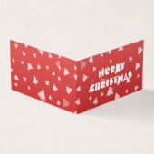 Weihnachtsbaum-Faltkarte (Vorderseite)