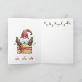 Weihnachtsbaum: Faltkarte Karte (Innenseite)