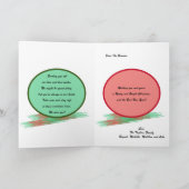 Weihnachtsbaum-Faltkarte Karte (Innenseite)