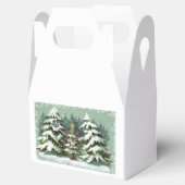 Weihnachtsbaum Familie Gefallen Box Geschenkschachtel (Geöffnet)