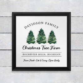 Weihnachtsbaum-Familienferien Poster