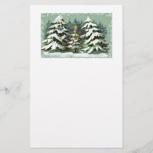 Weihnachtsbaum Familiengeschichten Briefpapier (Vorderseite)