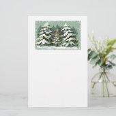 Weihnachtsbaum Familiengeschichten Briefpapier (Stehend Vorderseite)
