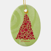 Weihnachtsbaum Familienname Ornament Keepake (Hinten)