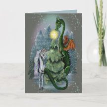 Weihnachtsbaum Fantasy Card