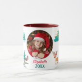 Weihnachtsbaum Farm Lebenslauf Tasse (Zentrum)