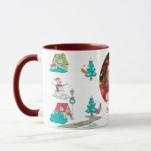 Weihnachtsbaum Farm Lebenslauf Tasse (Links)