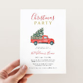Weihnachtsbaum & Farm LKW Weihnachtsfest Party Einladung