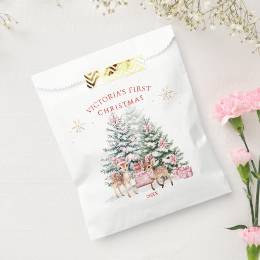 Weihnachtsbaum Fawn Baby's First Christmas Geschenktütchen (Versiegelt)