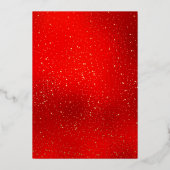 Weihnachtsbaum-Feier Folieneinladung (Rückseite)