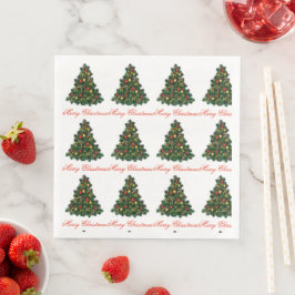 Weihnachtsbaum-Feier-Napkin Serviette