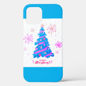 Weihnachtsbaum feierliche Wasserfarbe Case-Mate iP iPhone Hülle (Rückseite)