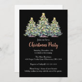 Weihnachtsbaum Feiertag einladen Einladung (Vorne/Hinten)