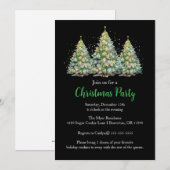 Weihnachtsbaum Feiertag einladen Einladung (Vorne/Hinten)