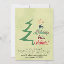 Weihnachtsbaum-Feiertag im Wasser Einladung