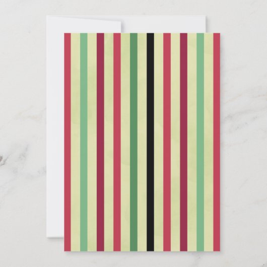 Weihnachtsbaum-Feiertag im Wasser Einladung (Rückseite)