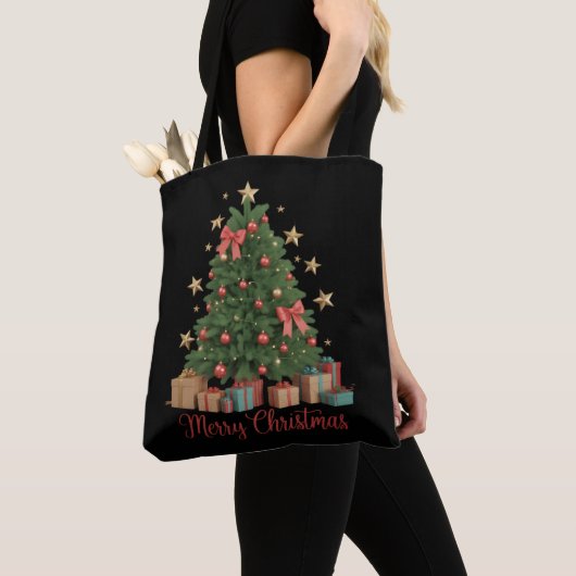 Weihnachtsbaum-Feiertag Winter-Geschenk Tasche (Von Nahem)