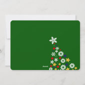 Weihnachtsbaum Feiertage Fotokarte Feiertagskarte (Rückseite)