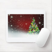 Weihnachtsbaum-Feiertags-FriedensLiebe-Schicksal Mousepad (Mit Mouse)