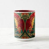 Weihnachtsbaum-Feiertags-Tasse Tasse (Zentrum)