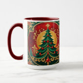 Weihnachtsbaum-Feiertags-Tasse Tasse (Links)
