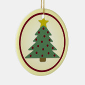 Weihnachtsbaum-Feiertags-Verzierung Keramikornament (Rechts)