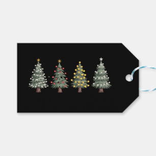 Weihnachtsbaum-Feiertagsgeschenk Winter  Geschenkanhänger