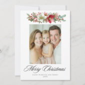 Weihnachtsbaum Feiertagskarte (Vorderseite)