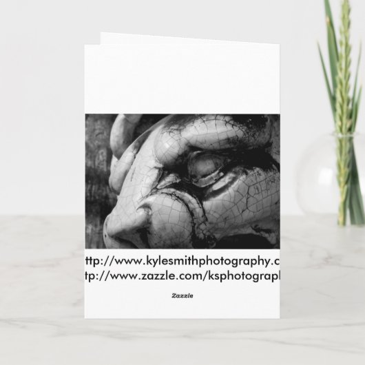 Weihnachtsbaum Feiertagskarte (Rückseite)