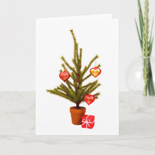 Weihnachtsbaum Feiertagskarte