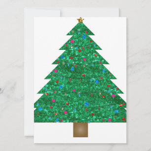 Weihnachtsbaum Feiertagskarte